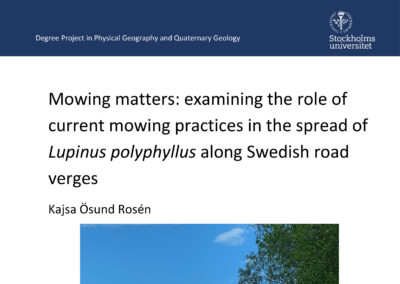 Moving matters examining