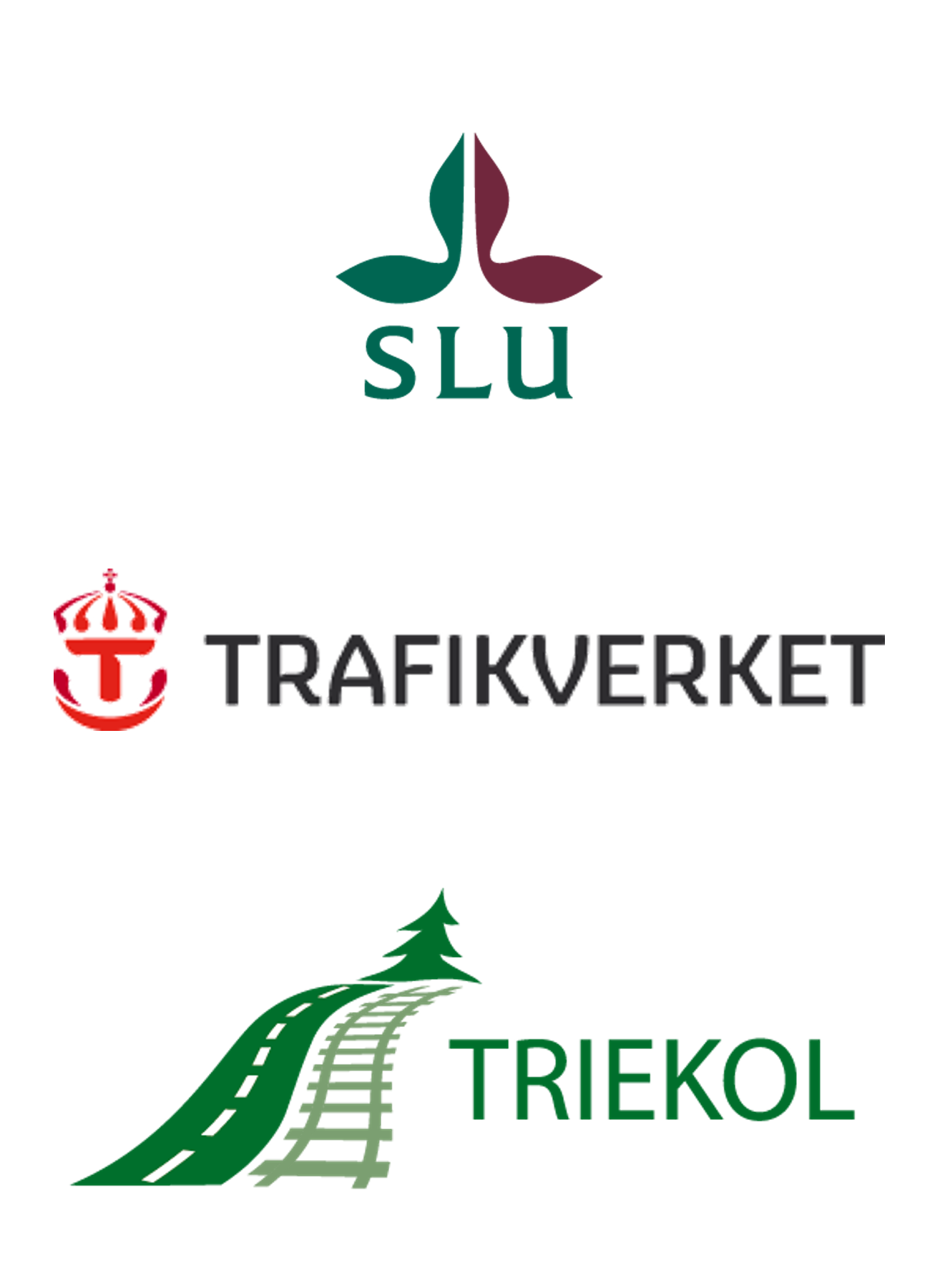 SLU, Trafikverket och TRIEKOL är arrangörer